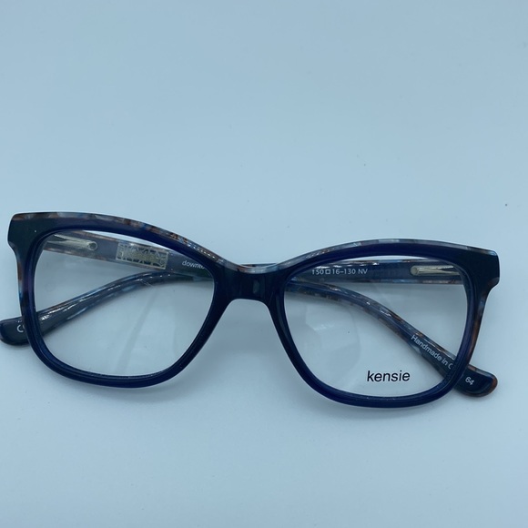 Kensie "Downtown" Navy Blue Petite Ophthalmic Frame - Picture 2 of 8